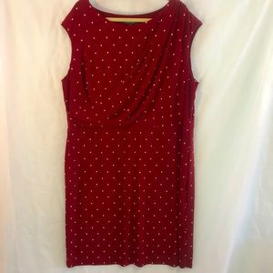 Lauren by Ralph Lauren Polka Dot Sleeveless Dress Women’s size 24W